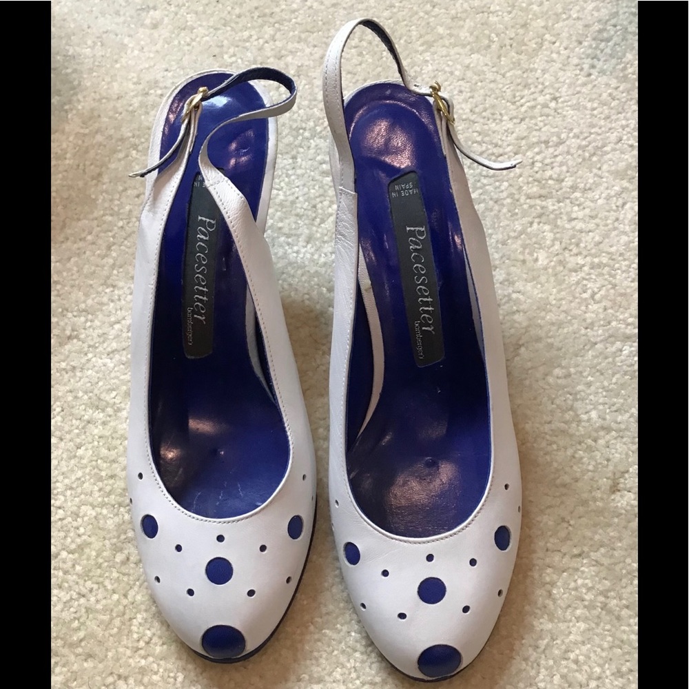 Baumbergers Pacesetter Polka Dot Heels